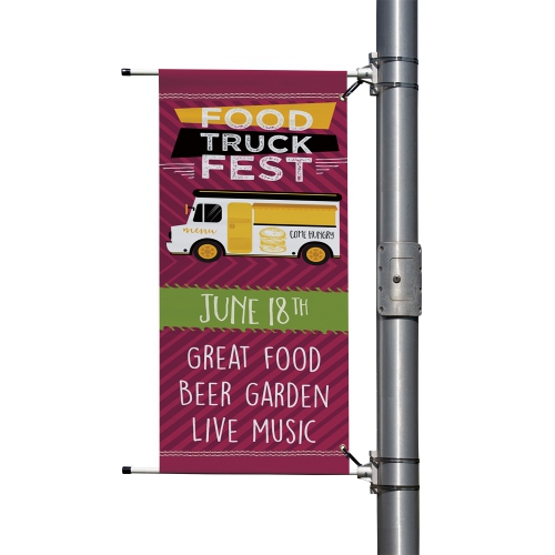 Double Sided Vinyl Boulevard Banner - 24" x 96" Product Image