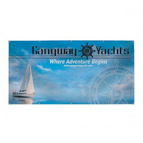 Single Sided 9 oz. Mesh Vinyl Banner - 4' x 8' Product Image