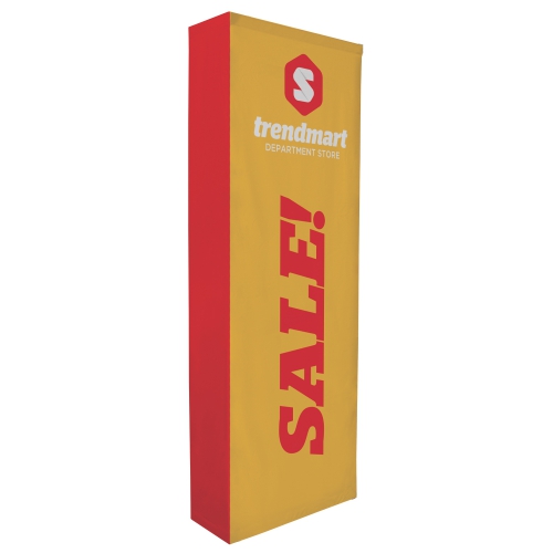 3' Polyester Knit Straight Splash Floor Display Wrap Kit Product Image