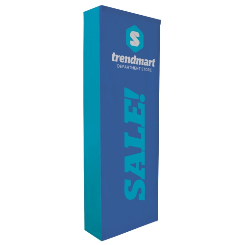 3' Block-Out Fabric Straight Splash Floor Display Wrap Kit Product Image