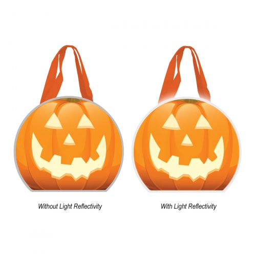 Reflective Halloween Pumpkin Non-Woven Tote Bag Product Image