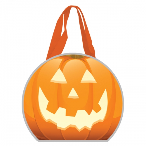 Reflective Halloween Pumpkin Non-Woven Tote Bag Product Image