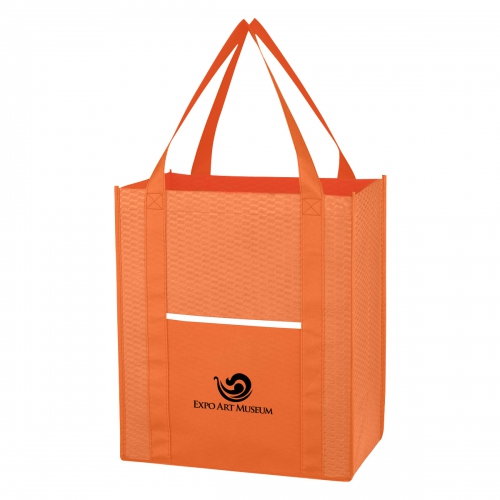 Wave Design Non-Woven Shopper Tote Bag Product Image
