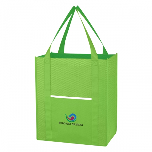 Wave Design Non-Woven Shopper Tote Bag Product Image