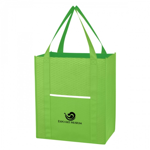 Wave Design Non-Woven Shopper Tote Bag Product Image