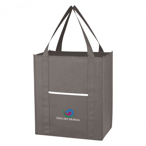 Wave Design Non-Woven Shopper Tote Bag Product Image