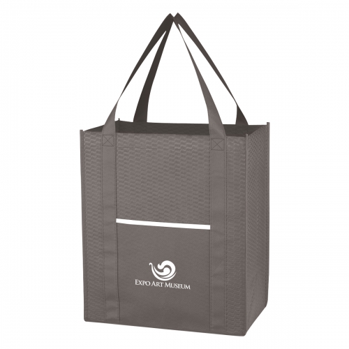 Wave Design Non-Woven Shopper Tote Bag Product Image