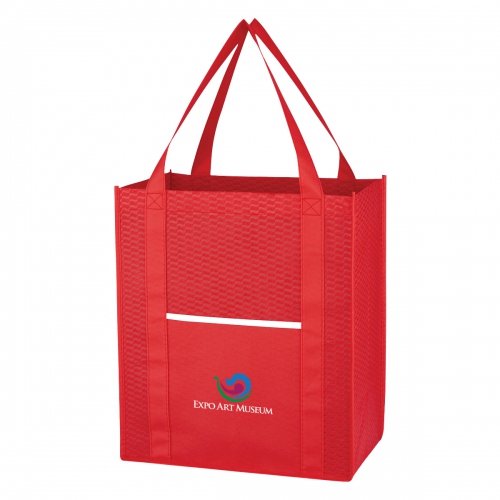 Wave Design Non-Woven Shopper Tote Bag Product Image