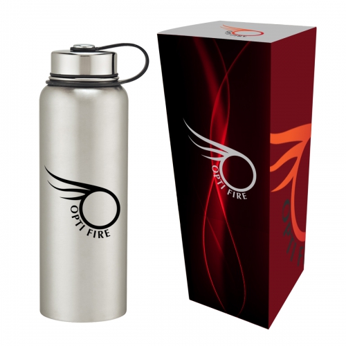 Stainless Steel Invigorate Bottle w/ Custom Box - 40 oz. Product Image