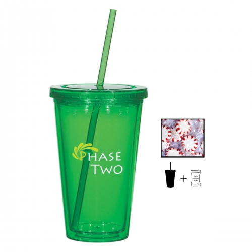 Double Wall Tumbler w/ Candy - 16 oz. Product Image