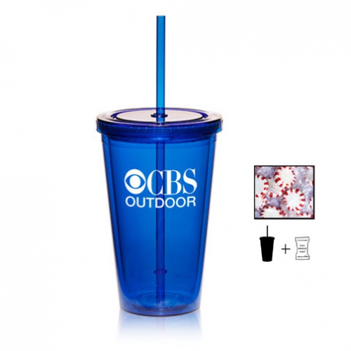 Double Wall Tumbler w/ Candy - 16 oz. Product Image