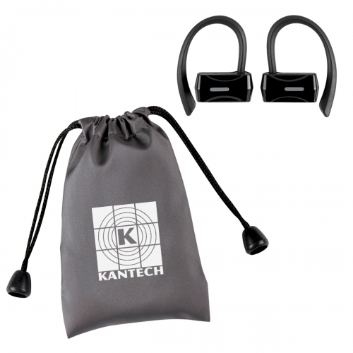 Sporty Wireless Earbuds with Pouch Product Image