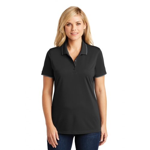 Port Authority Women's Dry Zone® UV Micro-Mesh Tipped Polo Product Image