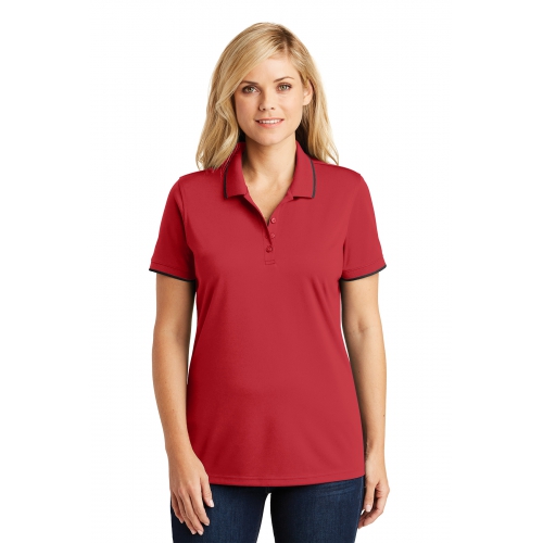 Port Authority Women's Dry Zone® UV Micro-Mesh Tipped Polo Product Image