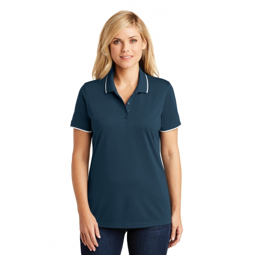 Port Authority Women's Dry Zone® UV Micro-Mesh Tipped Polo Product Image