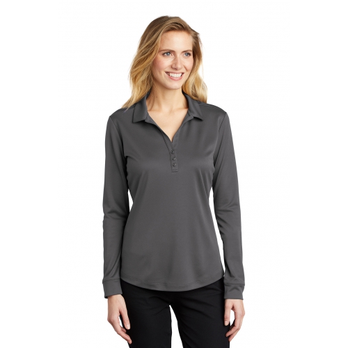 Port Authority Women's Silk Touch™ Performance Long Sleeve Polo Product Image