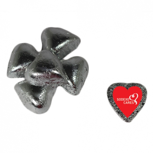 Individually Wrapped Chocolate Hearts Product Image