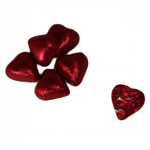 Individually Wrapped Chocolate Hearts Product Image