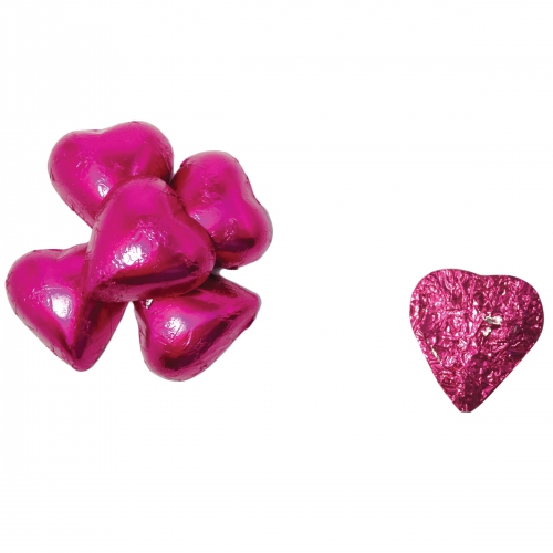 Individually Wrapped Chocolate Hearts Product Image