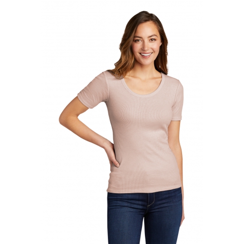 District Women's V.I.T.™ Rib Scoop Neck Tee Product Image