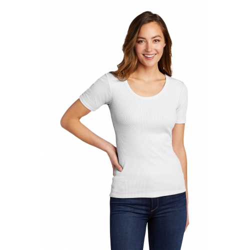 District Women's V.I.T.™ Rib Scoop Neck Tee Product Image