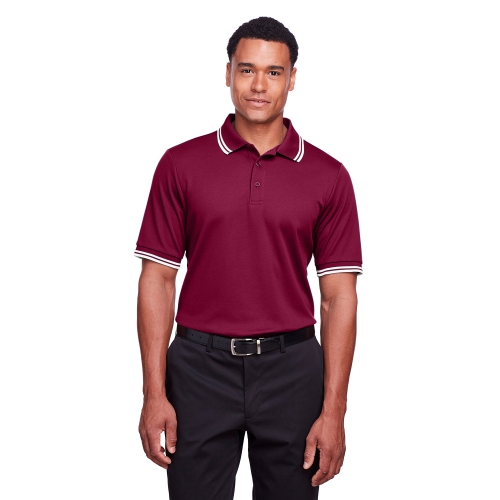 Devon & Jones Men's CrownLux Performance™ Plaited Tipped Polo Product Image
