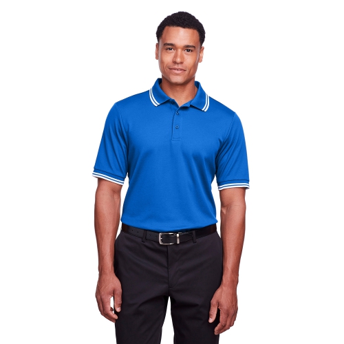 Devon & Jones Men's CrownLux Performance™ Plaited Tipped Polo Product Image