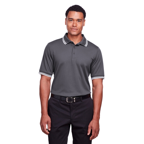 Devon & Jones Men's CrownLux Performance™ Plaited Tipped Polo Product Image