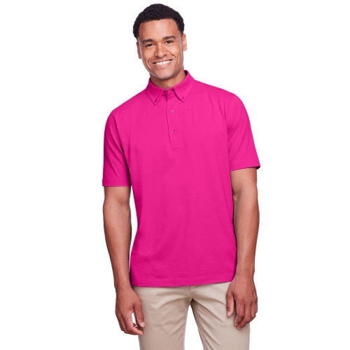 UltraClub Men's Lakeshore Stretch Cotton Performance Polo Product Image