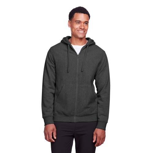 Team 365 Men's Zone HydroSport™ Heavyweight Full-Zip Hooded Sweatshirt Product Image