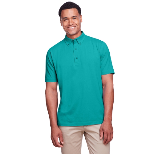 UltraClub Men's Lakeshore Stretch Cotton Performance Polo Product Image