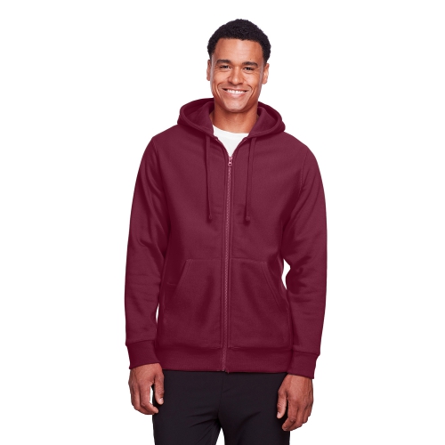 Team 365 Men's Zone HydroSport™ Heavyweight Full-Zip Hooded Sweatshirt Product Image