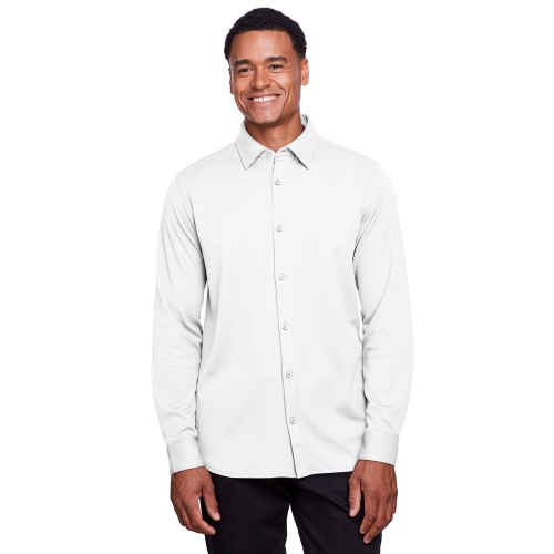 Devon & Jones Men's CrownLux Performance™ Plaited Button-Down Shirt Product Image
