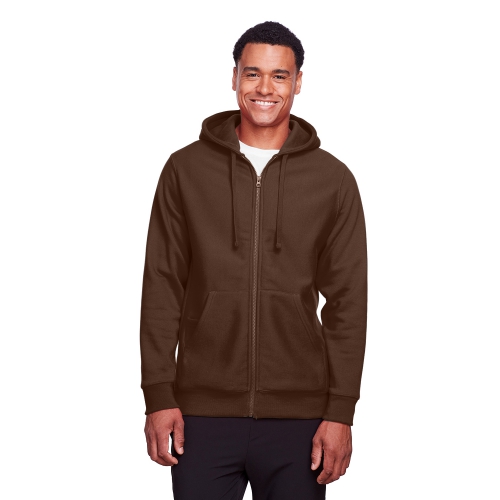 Team 365 Men's Zone HydroSport™ Heavyweight Full-Zip Hooded Sweatshirt Product Image