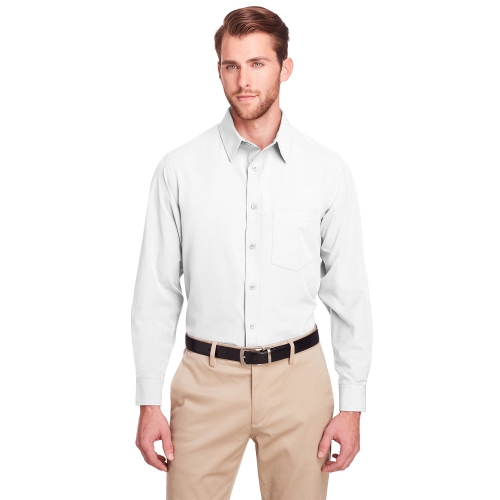 UltraClub Men's Bradley Performance Woven Shirt Product Image