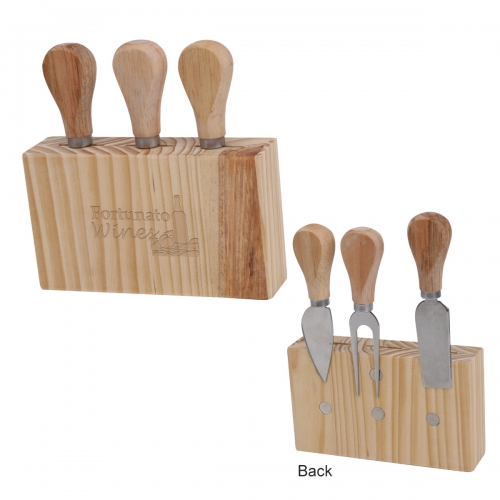 3-Piece Cheese Cutlery Set Product Image