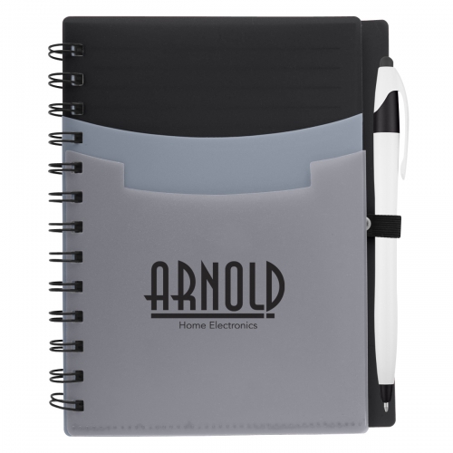 Tri-Pocket Notebook & Pen Product Image