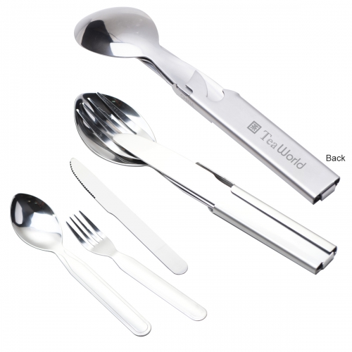 3 Piece Metal Cutlery Set Product Image