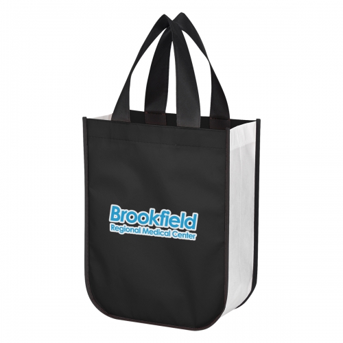 Nonwoven Shopper Tote Bag With 100% Rpet Material Product Image