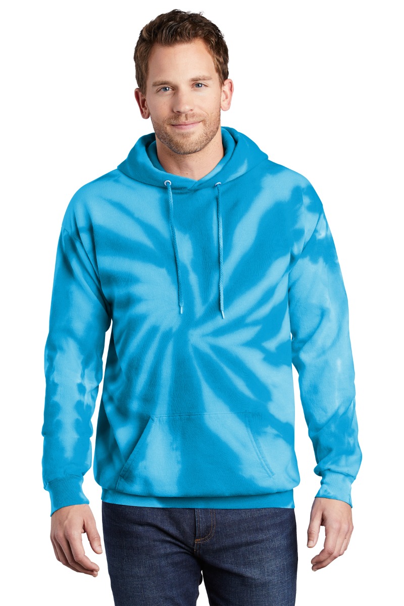 Port & Company Tie Dye Pullover Hooded Sweatshirt Product Image