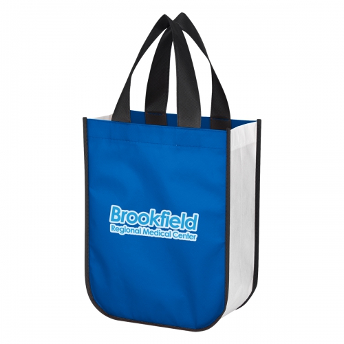 Nonwoven Shopper Tote Bag With 100% Rpet Material Product Image