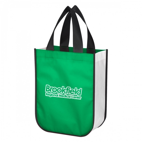 Nonwoven Shopper Tote Bag With 100% Rpet Material Product Image