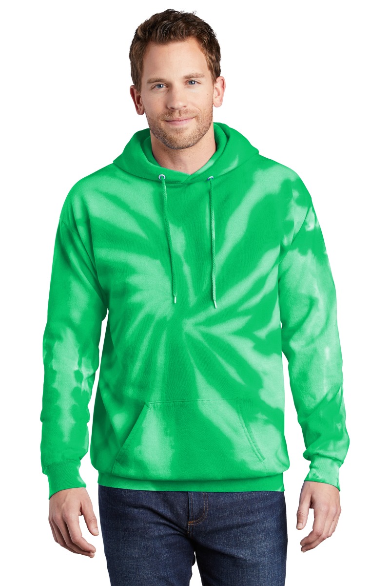 Port & Company Tie Dye Pullover Hooded Sweatshirt Product Image