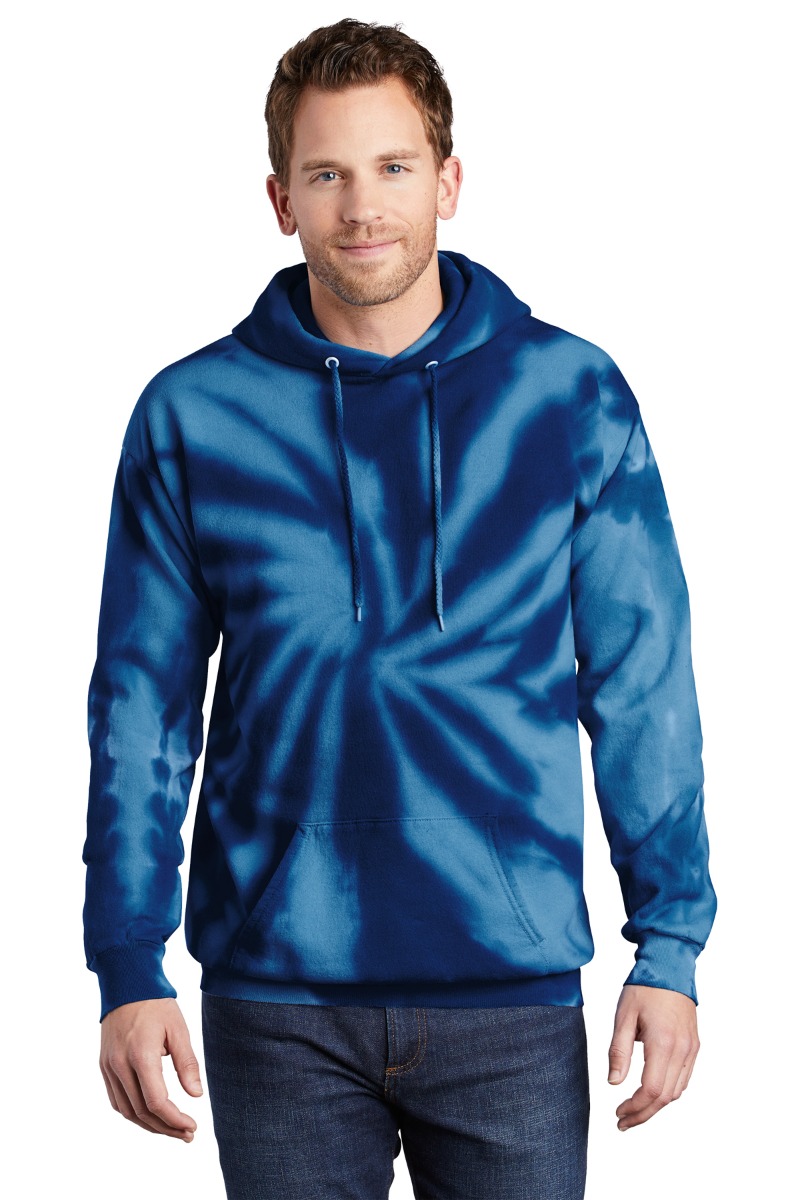 Port & Company Tie Dye Pullover Hooded Sweatshirt Product Image