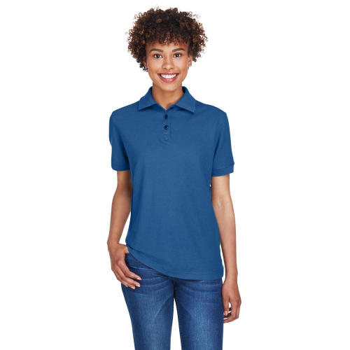 UltraClub Women's Whisper Piqué Polo Product Image