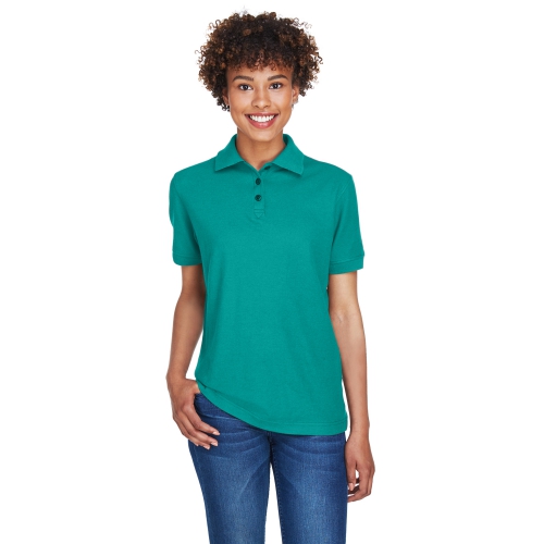 UltraClub Women's Whisper Piqué Polo Product Image