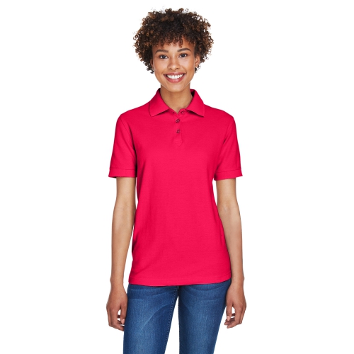 UltraClub Women's Whisper Piqué Polo Product Image