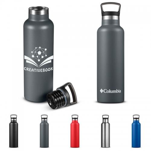 Columbia Double Wall Vacuum Bottle w/ Loop Top - 21 oz. Product Image