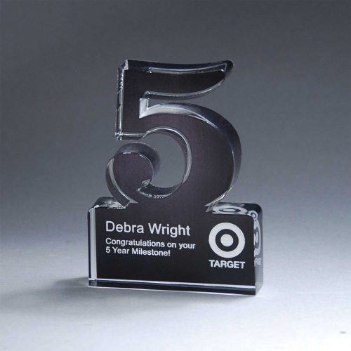 Freestanding 5 Year Anniversary Award Product Image