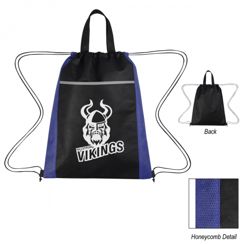 Honeycomb Non-Woven Drawstring Bag Product Image